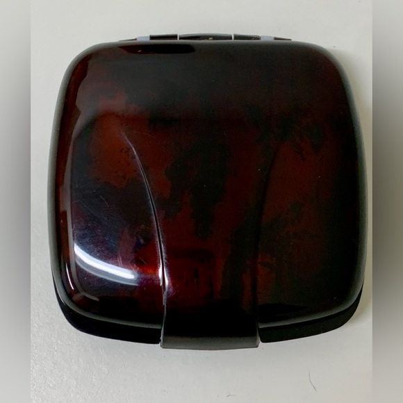 Mid Century Vintage Double Mirror Clamshell Illuminating Compact Vanity - Picture 8 of 16